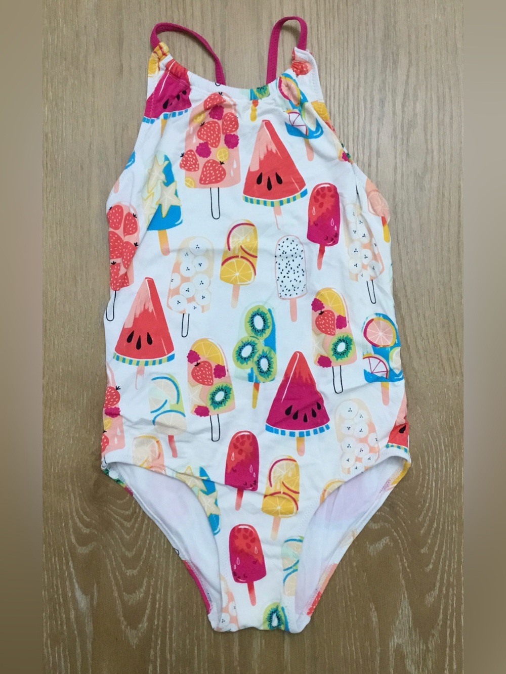 HATLEY girls one-piece fruit popsicles swimsuit size 8 Years - K112